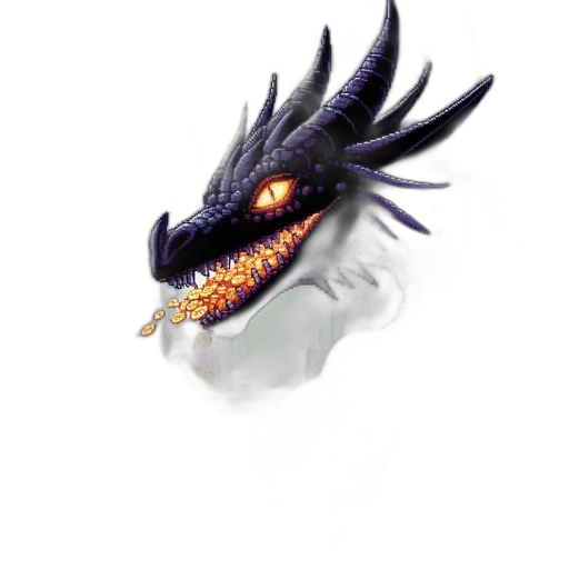 dragon, creature, animal, mask, 3d render, fantasy art, concept art, pixel art transparent PNG cut-out