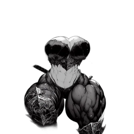 mask, creature, robot, crown, concept art, comic book art, fantasy art, pixel art transparent PNG cut-out