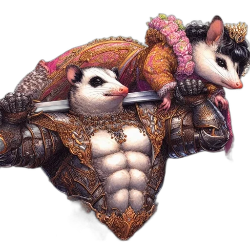 concept art, fantasy art, 3d render, photorealistic transparent PNG cut-out