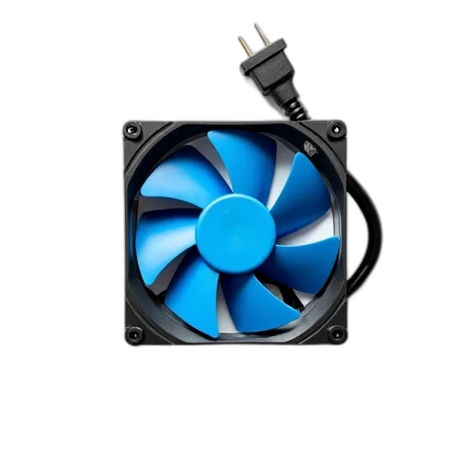 weapon, robot, flower, umbrella, 3d render, blue, black, computer transparent PNG cut-out
