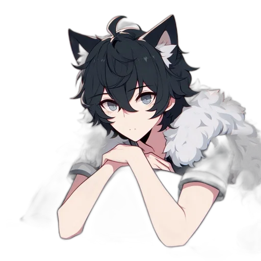 animal, staff, creature, mask, anime, pixel art, watercolor, fantasy art transparent PNG cut-out