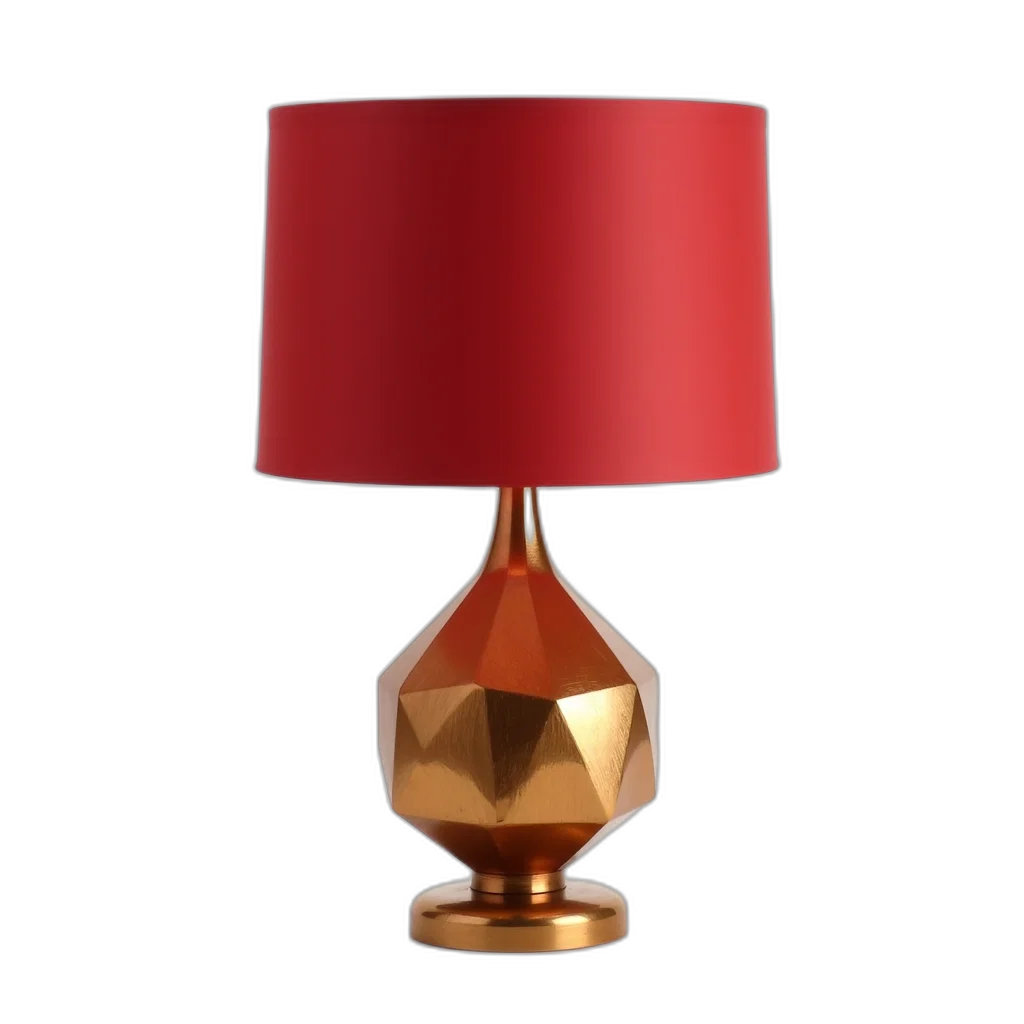 furniture, crown, bottle, jewelry, 3d render, photorealistic, red, modern transparent PNG cut-out