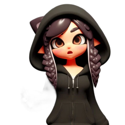 staff, hat, 3d render, concept art, cartoon, pixel art, dark, animated transparent PNG cut-out