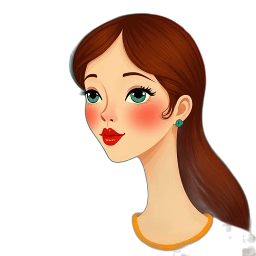 face, jewelry, staff, dress transparent PNG cut-out