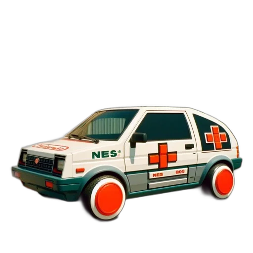car, weapon, 3d render, concept art, pixel art, photorealistic, resembling, nes transparent PNG cut-out