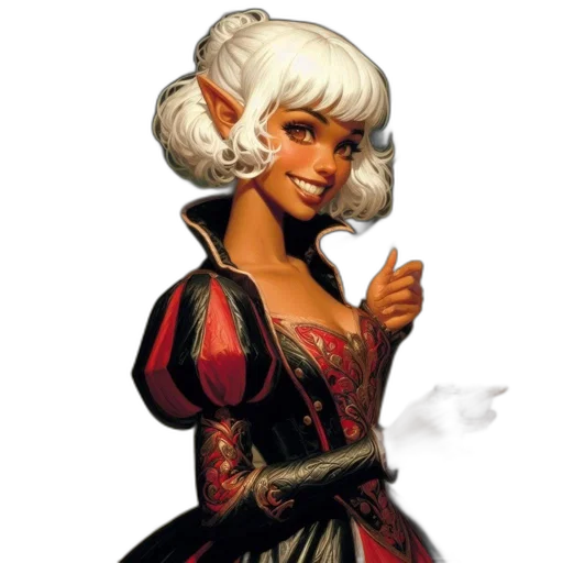 staff, dress, concept art, fantasy art, comic book art, pixel art, elegant, vivacious transparent PNG cut-out