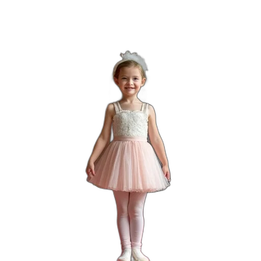 dress, photorealistic, 3d render, pastel, young, girl, white, lace transparent PNG cut-out