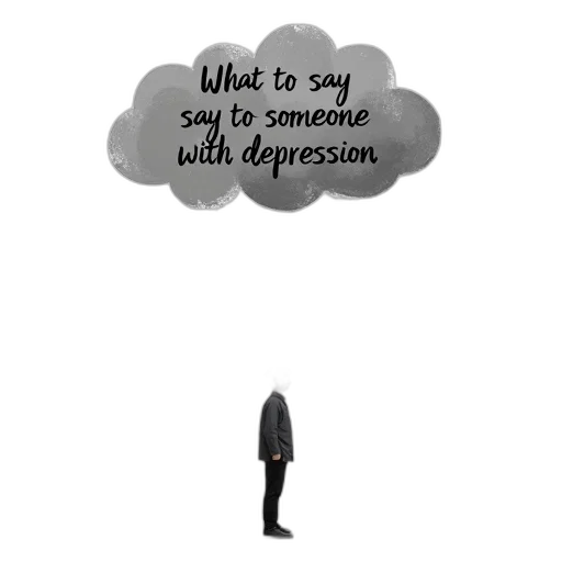 umbrella, poster, black, white, illustration, person, standing, under transparent PNG cut-out