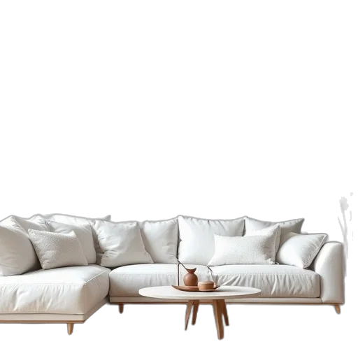 furniture, 3d render, photorealistic, concept art, earth tones, monochrome, open, living transparent PNG cut-out