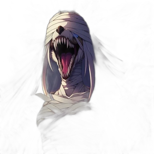 creature, mask, face, animal, concept art, fantasy art, pixel art, photorealistic transparent PNG cut-out