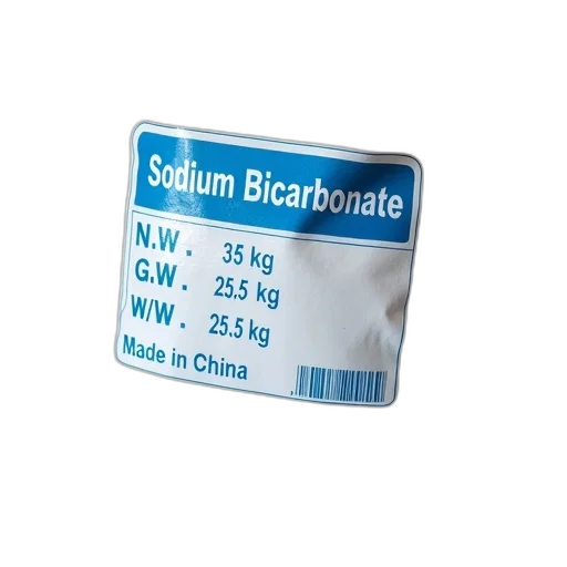 large, sack, white, powder, words, sodium, bicarbonate, written transparent PNG cut-out