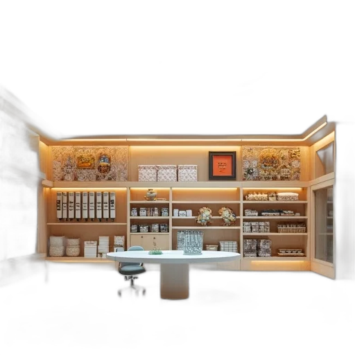furniture, jewelry, staff, 3d render transparent PNG cut-out