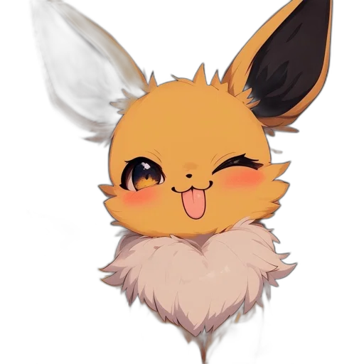 mask, staff, creature, animal, watercolor, pixel art, concept art, anime transparent PNG cut-out