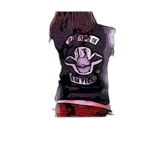 jacket, 3d render, concept art, photorealistic, motorcycle, club, volume, one transparent PNG cut-out