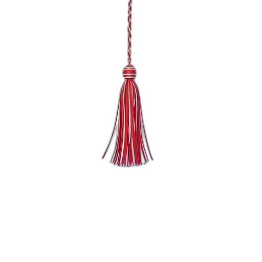 staff, jewelry, umbrella, hair, 3d render, photorealistic, red, white transparent PNG cut-out