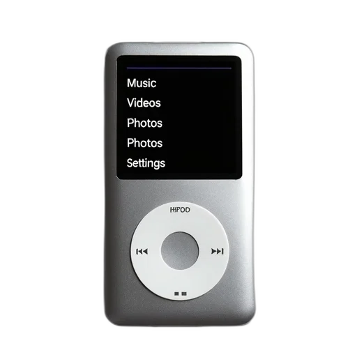 robot, modern, silver, ipod, black, screen, displaying, various transparent PNG cut-out