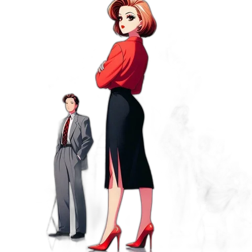 dress, staff, concept art, cartoon, comic book art, pixel art, city street, fire transparent PNG cut-out
