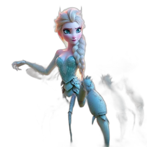 staff, creature, robot, dragon, concept art, fantasy art, 3d render, comic book art transparent PNG cut-out