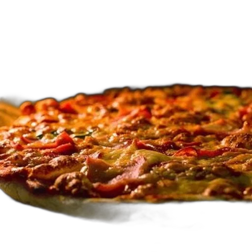 food, crown, 3d render, photorealistic, freshly, baked, pizza, melted transparent PNG cut-out