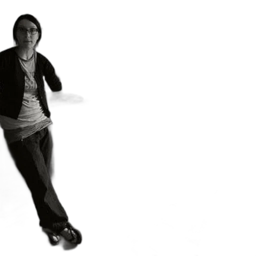 staff, shoes, jacket, photorealistic, concept art, cartoon, black, white transparent PNG cut-out
