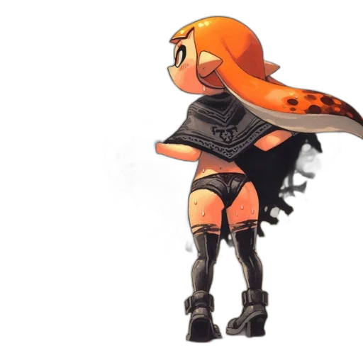 weapon, dress, creature, jacket, concept art, watercolor, 3d render, pixel art transparent PNG cut-out