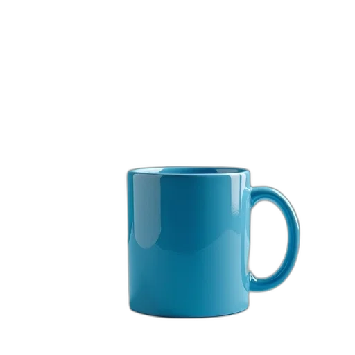 robot, bottle, weapon, furniture, 3d render, photorealistic, vaporwave, blue transparent PNG cut-out