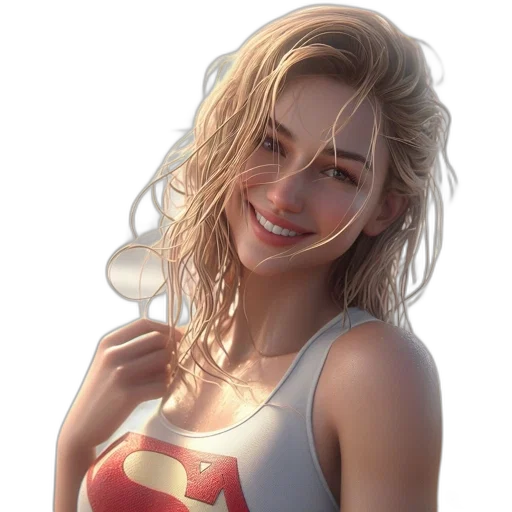 face, jewelry, photorealistic, comic book art, concept art, fantasy art, close-up, photo transparent PNG cut-out