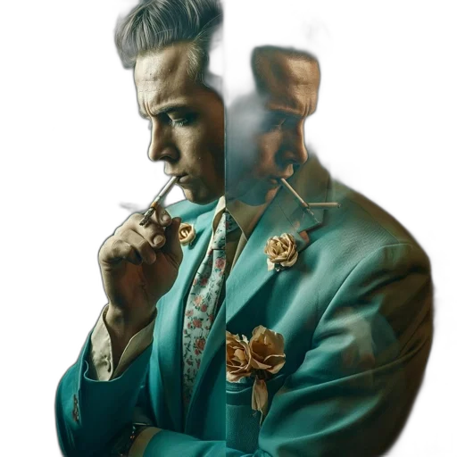 jacket, face, crown, jewelry, photorealistic, concept art, comic book art, cartoon transparent PNG cut-out
