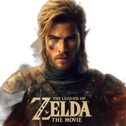concept art, fantasy art, pixel art, comic book art, man, scar, long, blonde transparent PNG cut-out
