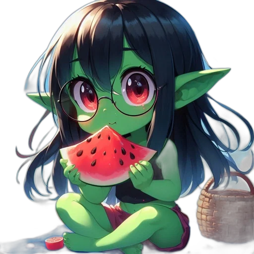creature, food, staff, dragon, pixel art, fantasy art, anime, concept art transparent PNG cut-out