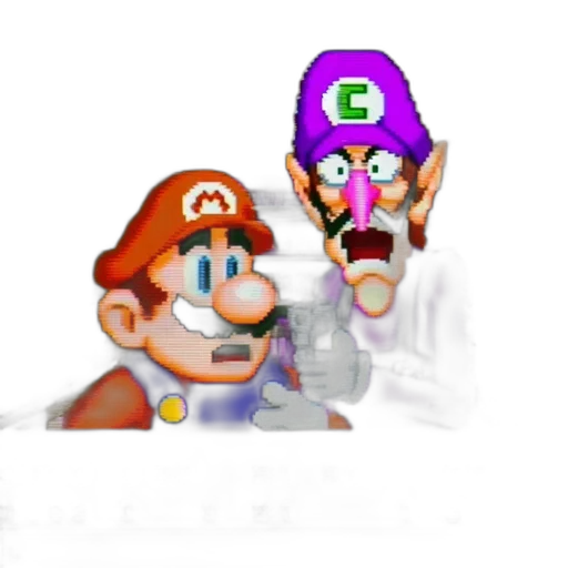 mask, crown, hat, face, 3d render, concept art, pixel art, vaporwave transparent PNG cut-out