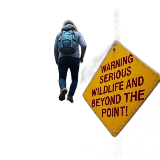 jacket, 3d render, concept art, neon lights, person, climbing, rocky, trail transparent PNG cut-out