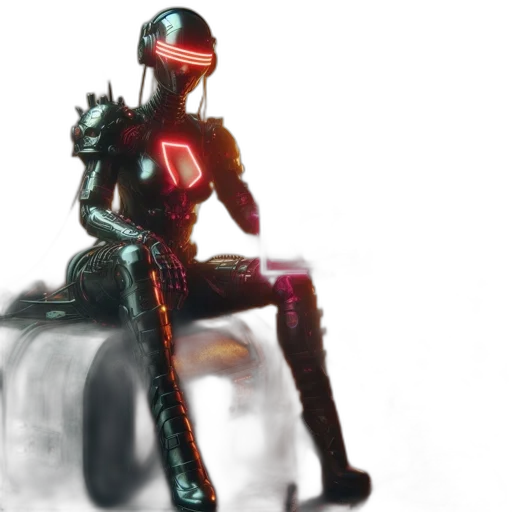 robot, car, weapon, creature, concept art, 3d render, cyberpunk, fantasy art transparent PNG cut-out