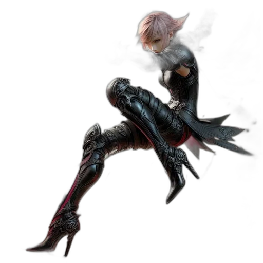 hair, creature, weapon, dragon, concept art, cyberpunk, fantasy art, 3d render transparent PNG cut-out