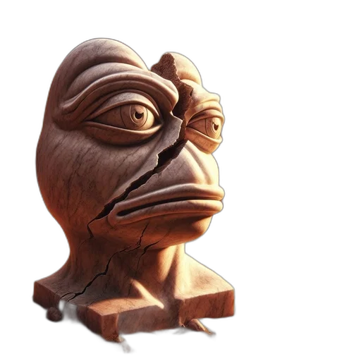 mask, face, creature, animal, 3d render, photorealistic, concept art, stone transparent PNG cut-out
