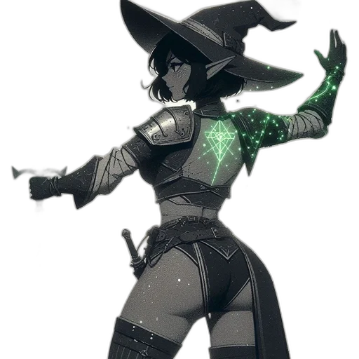 staff, dress, robot, mask, concept art, fantasy art, pixel art, cyberpunk transparent PNG cut-out
