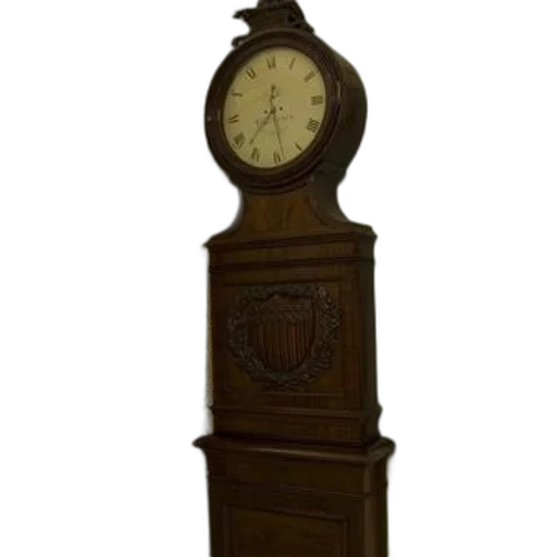 furniture, staff, jewelry, 3d render, tall, wooden, grandfather, clock transparent PNG cut-out