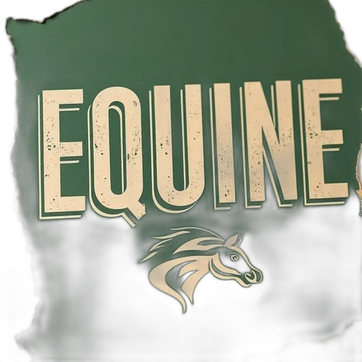 earth tones, close-up, green, beige, poster, word, equine, prominently transparent PNG cut-out