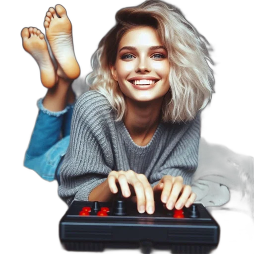 shoes, jewelry, photorealistic, pixel art, concept art, cartoon, neon lights, young transparent PNG cut-out