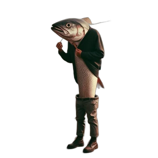 staff, umbrella, jacket, creature, concept art, 3d render, vaporwave, pixel art transparent PNG cut-out