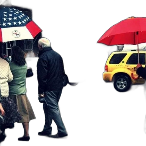 umbrella, concept art, photorealistic, rain transparent PNG cut-out