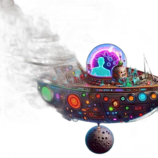 concept art, fantasy art, 3d render, pixel art, outer space, underwater, fog, fire transparent PNG cut-out
