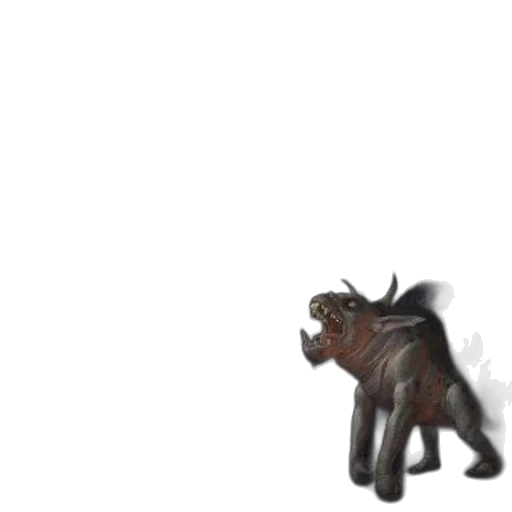 animal, creature, dragon, staff, 3d render, concept art, photorealistic, pixel art transparent PNG cut-out
