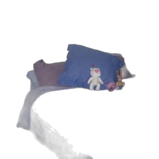 mask, hat, crown, umbrella, 3d render, blue, bed, purple transparent PNG cut-out
