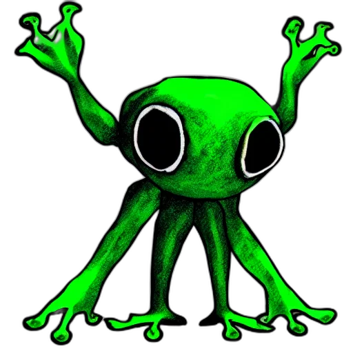 creature, staff, animal, robot transparent PNG cut-out