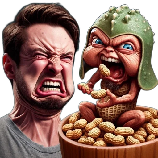 food, face, photorealistic, concept art, 3d render, comic book art, two, anthropomorphic transparent PNG cut-out