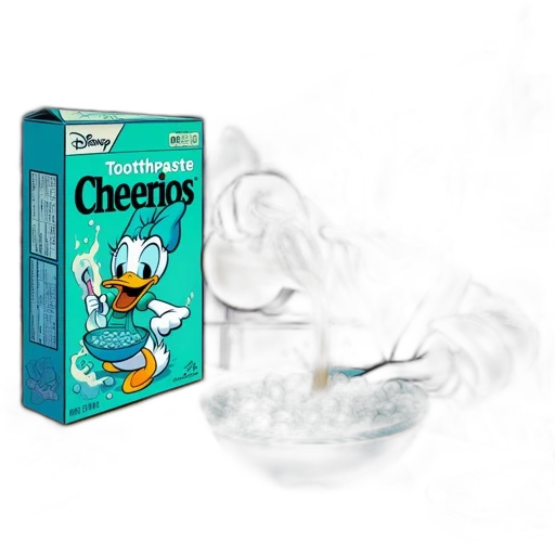 food, 3d render, fog, fire, kitchen, scene, daisy, duck transparent PNG cut-out