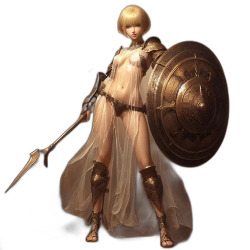 sword, weapon, staff, concept art, fantasy art, pixel art, comic book art, golden transparent PNG cut-out