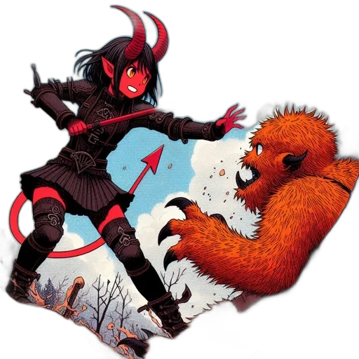 creature, dragon, concept art, comic book art, fantasy art, pixel art, fire, snow transparent PNG cut-out