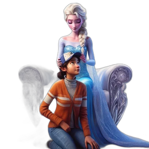 concept art, fantasy art, comic book art, pixel art, snow, grand, hall, royal transparent PNG cut-out